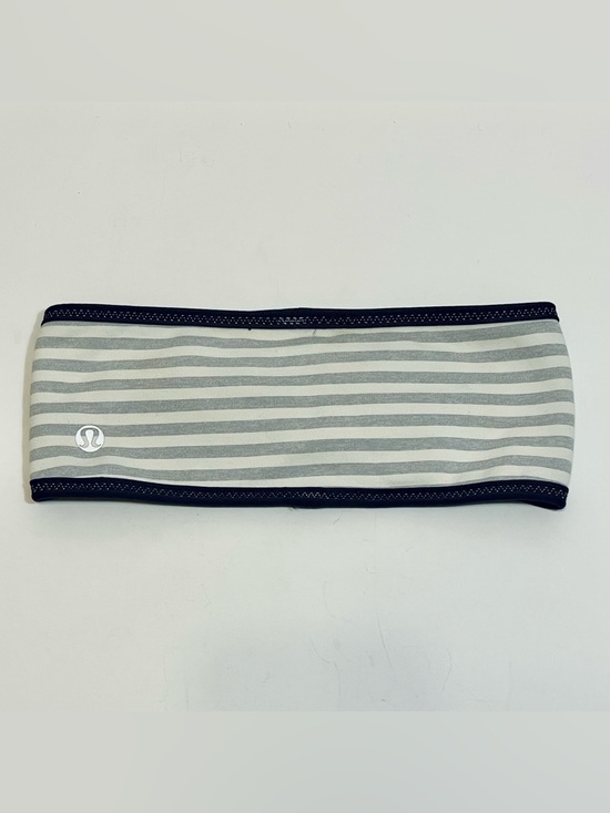 lululemon athletica Accessories - Lululemon Reversible Brisk Run Women’s Headband Navy, Gray & White OS